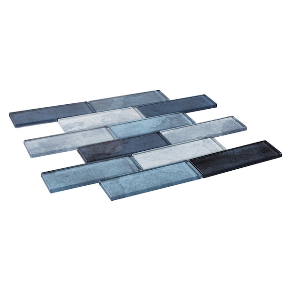 Andova Tiles SAMPLE Migdal 2 x 6 Glass Brick Joint Mosaic Tile SAM-ANDMIG229 - main